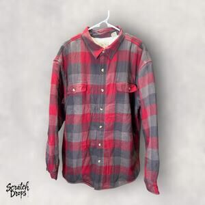 Red Head Brand Co Men's 2XL Plaid Shirt Long Sleeve Button Down Casual Top Vtg